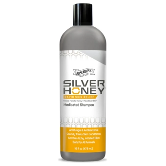 Liečivý šampón Silver Honey Shampoo pre kone, Fľaša, 473 ml